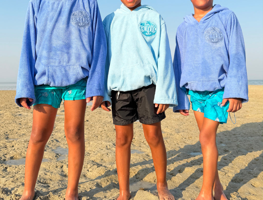 Kids hoodie towel