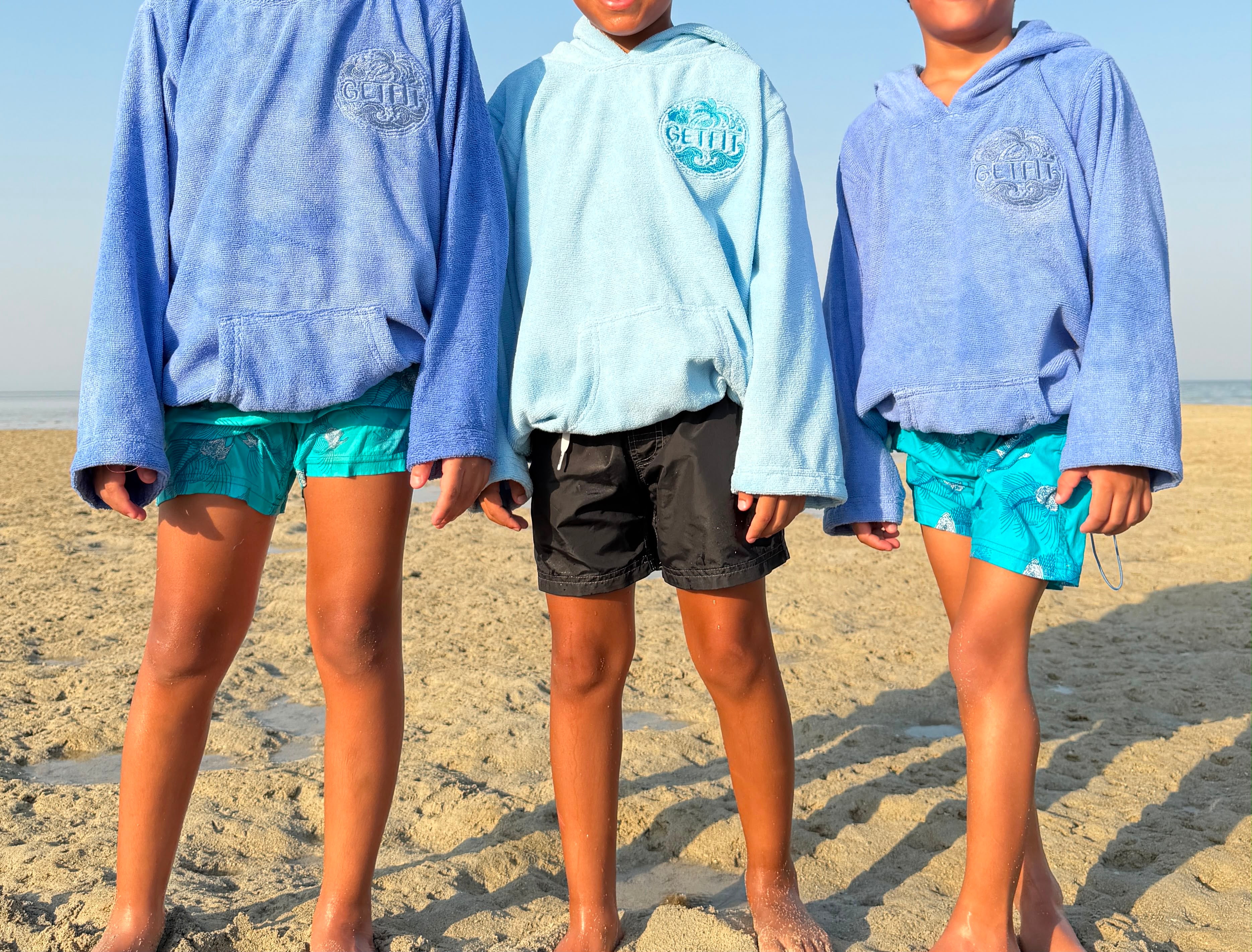 Kids hoodie towel