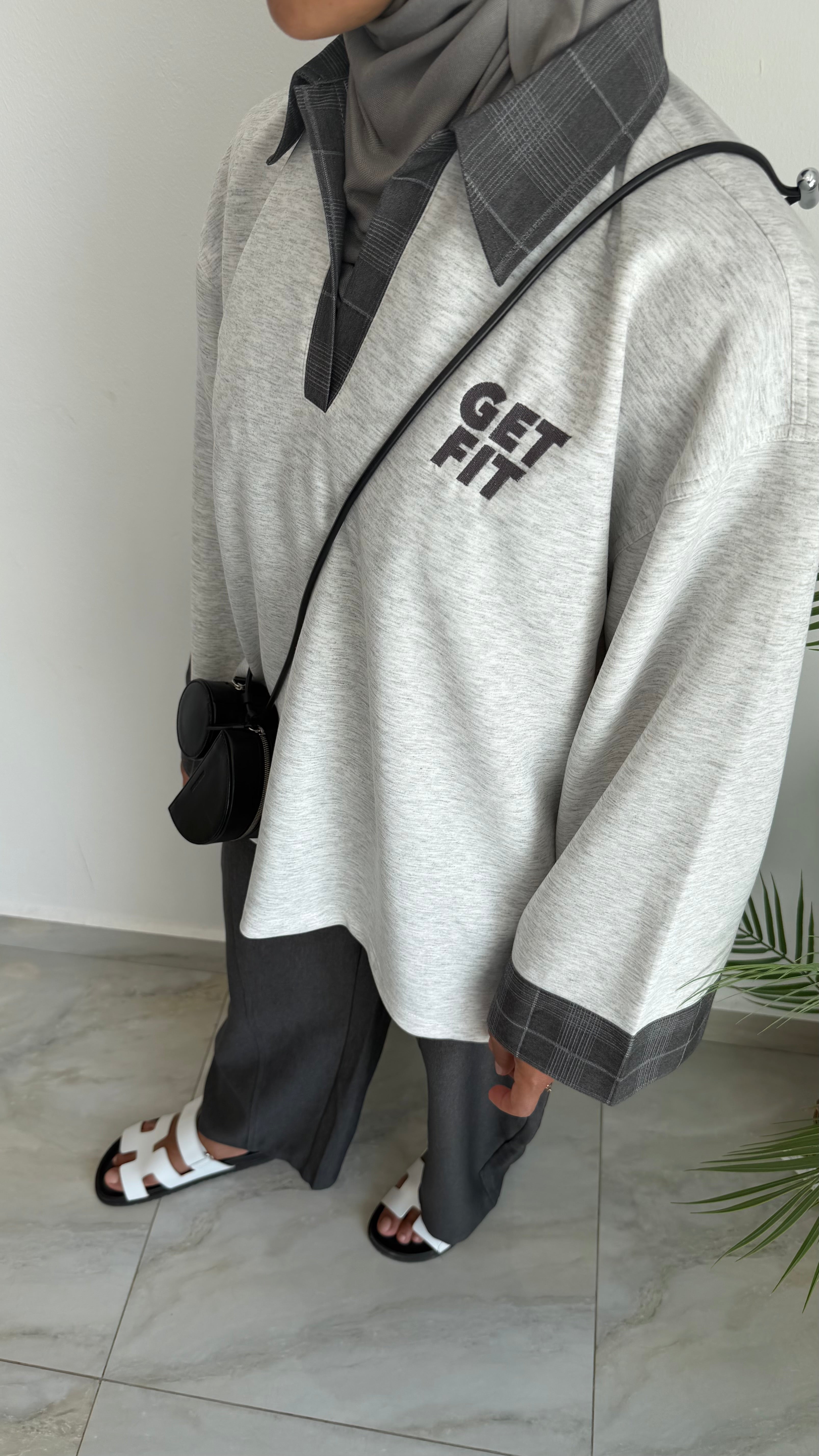 varsity boxy long sleeve tshirt