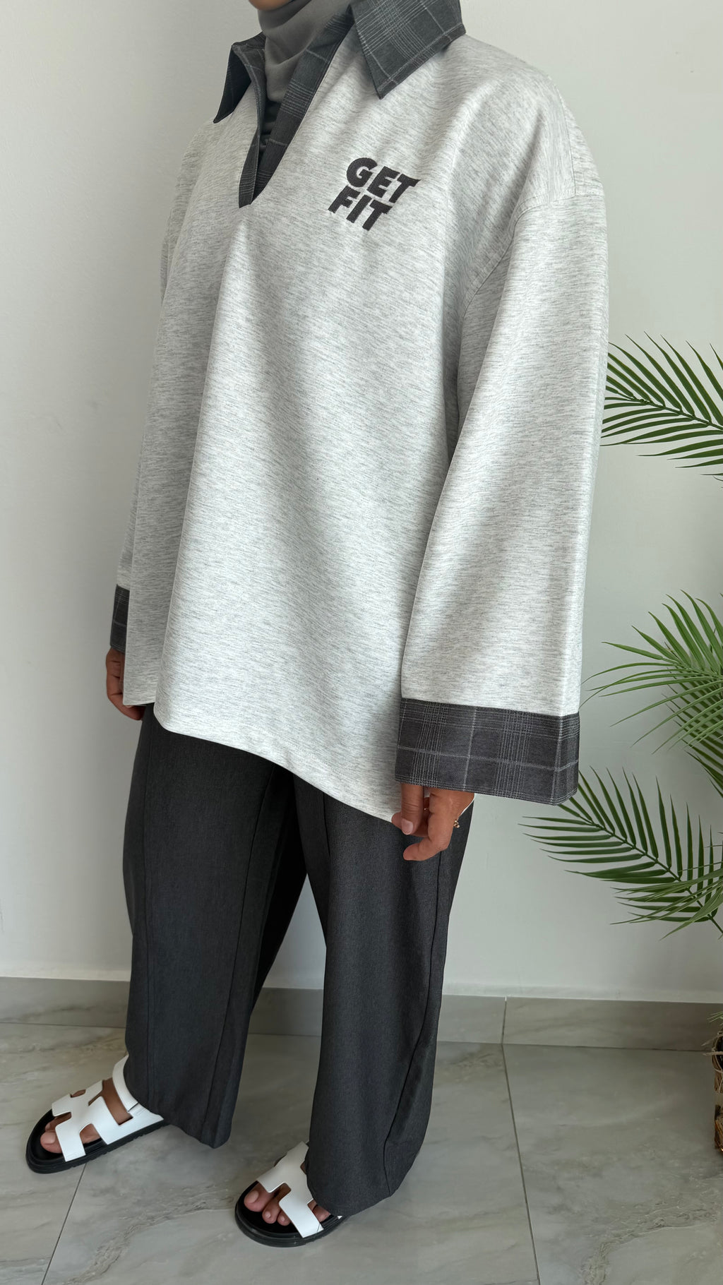 varsity boxy long sleeve tshirt
