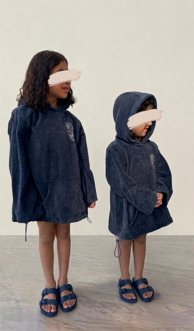 Kids hoodie towel