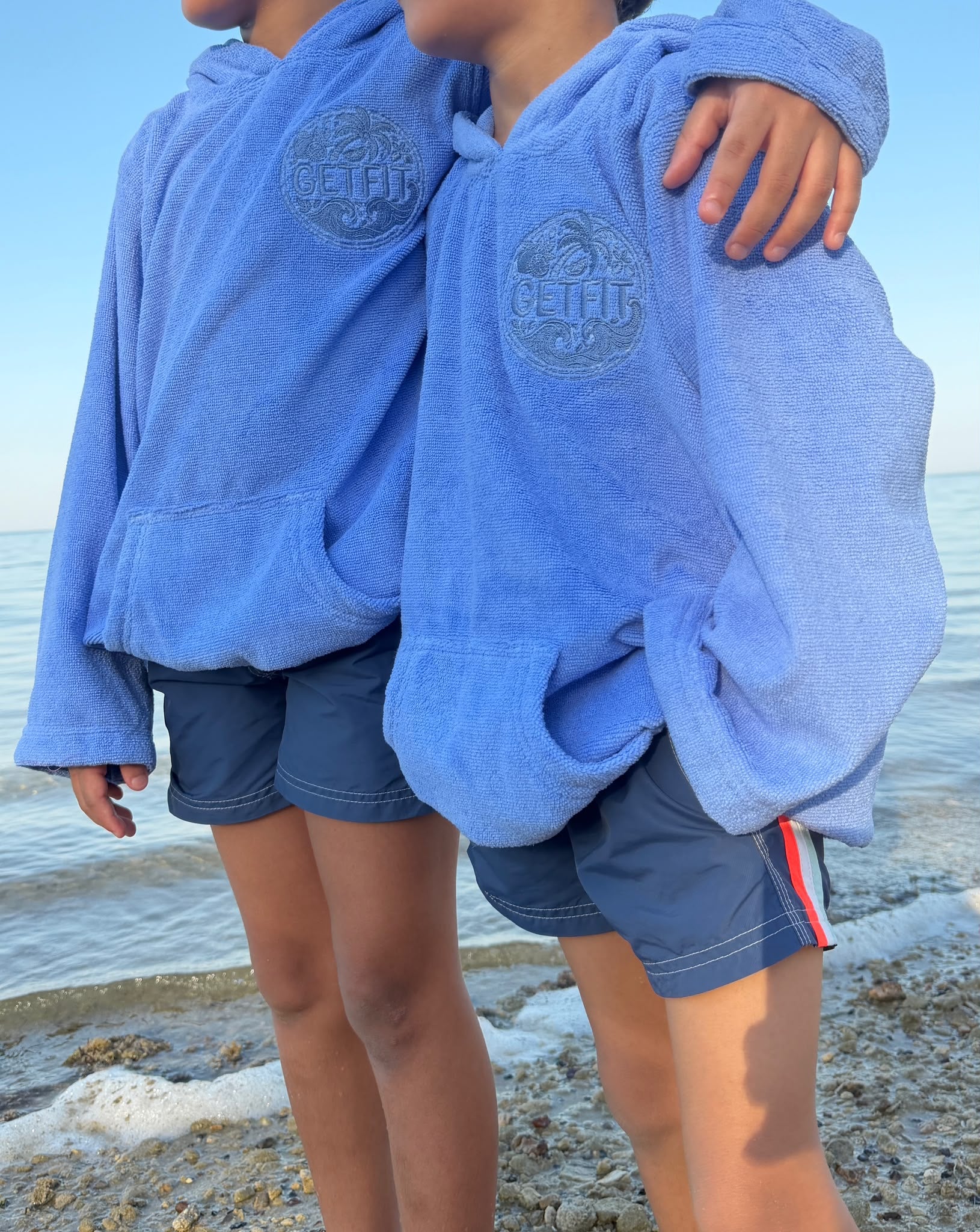 Kids hoodie towel