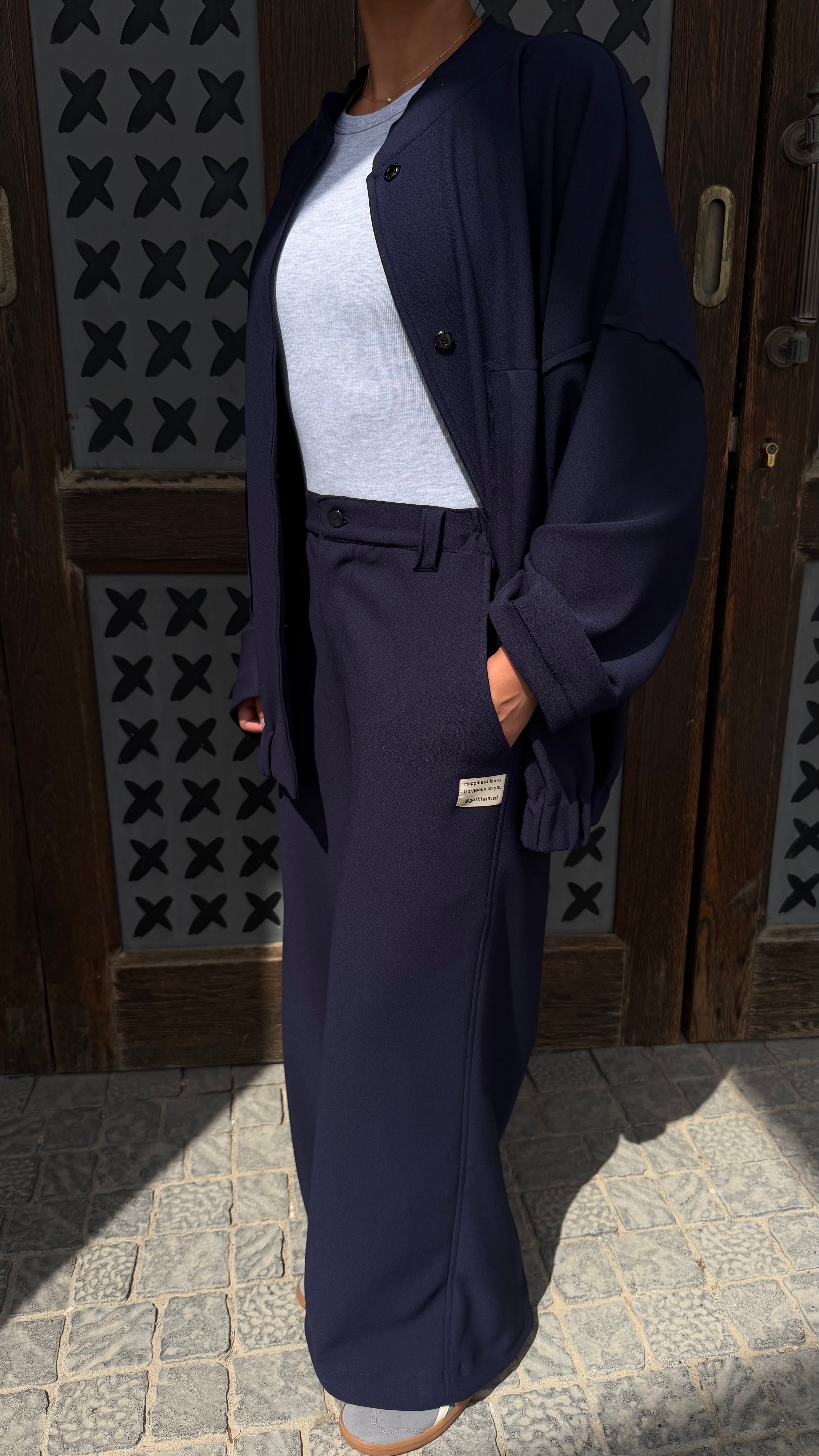 navy blue set