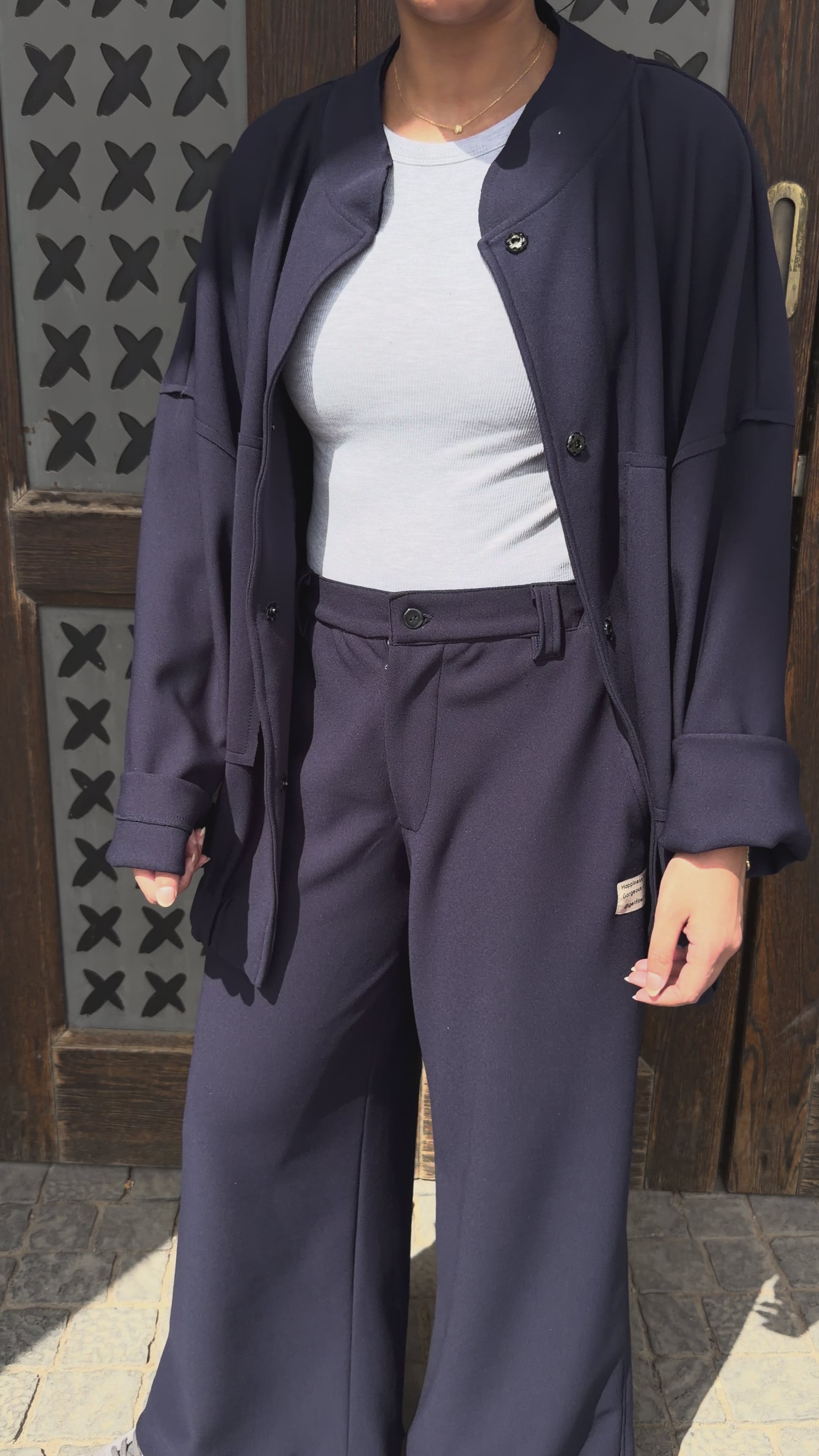 navy blue set
